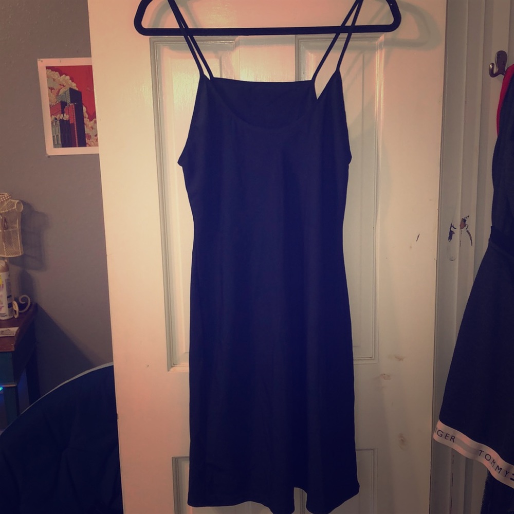 VINTAGE blue slip dress